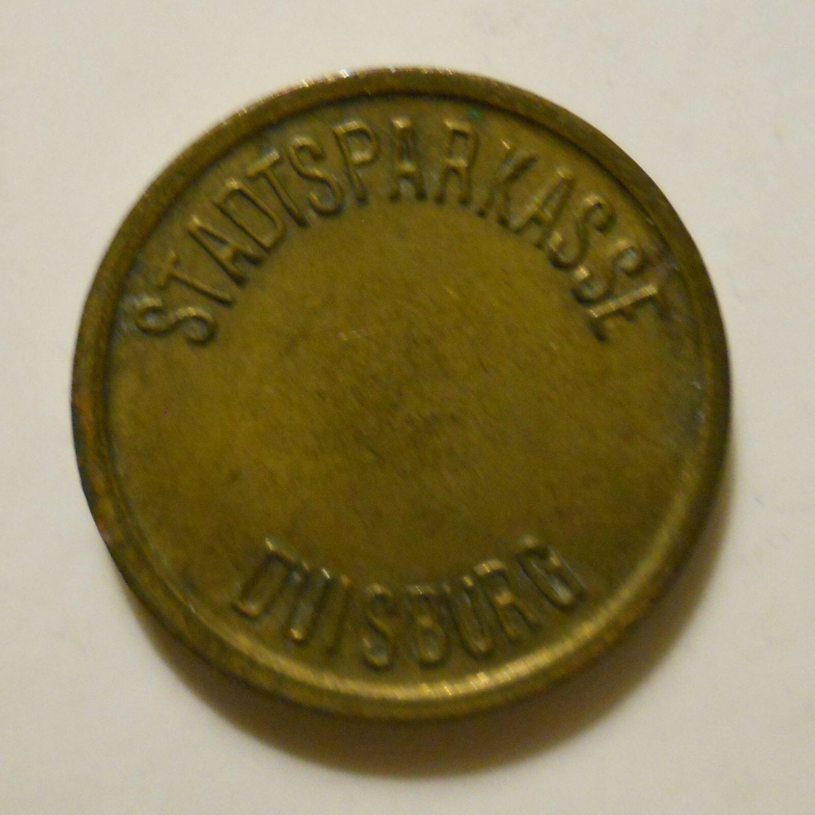 Duisburg, Germany parking token - GER3288A