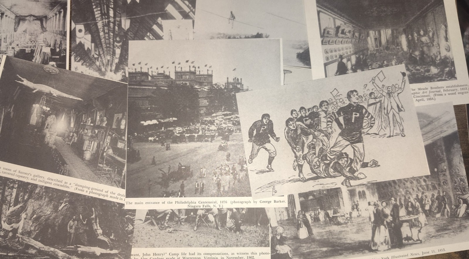 Vintage 19th Century History & Photography Book Clippings Ephemera Lot Vintage 19th Century History & Photography Book Clippings Ephemera Lot