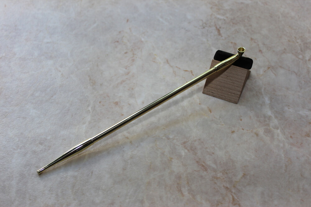 Japanese smoking pipe Kiseru Iizuka metal Whole Brass Long type USA Japanese smoking pipe Kiseru Iizuka metal Whole Brass Long type USA