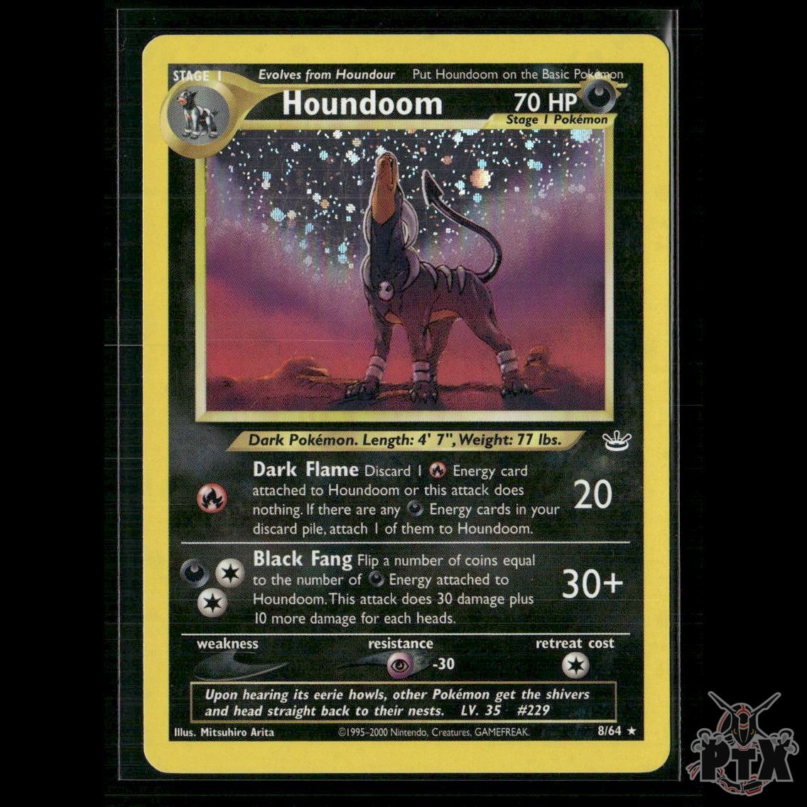 Houndoom Holo 8/64 Neo Revelation LP Pokemon