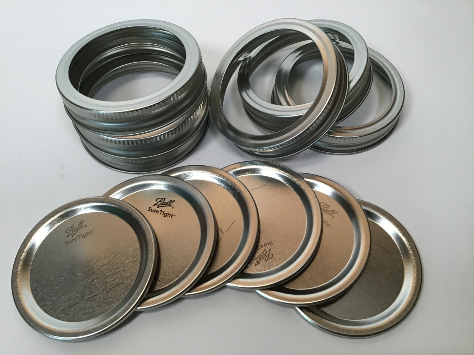 Ball Mason Jar Lids and Rings for Canning - 120 Count - Regular Mouth Ball Mason Jar Lids and Rings for Canning - 120 Count - Regular Mouth