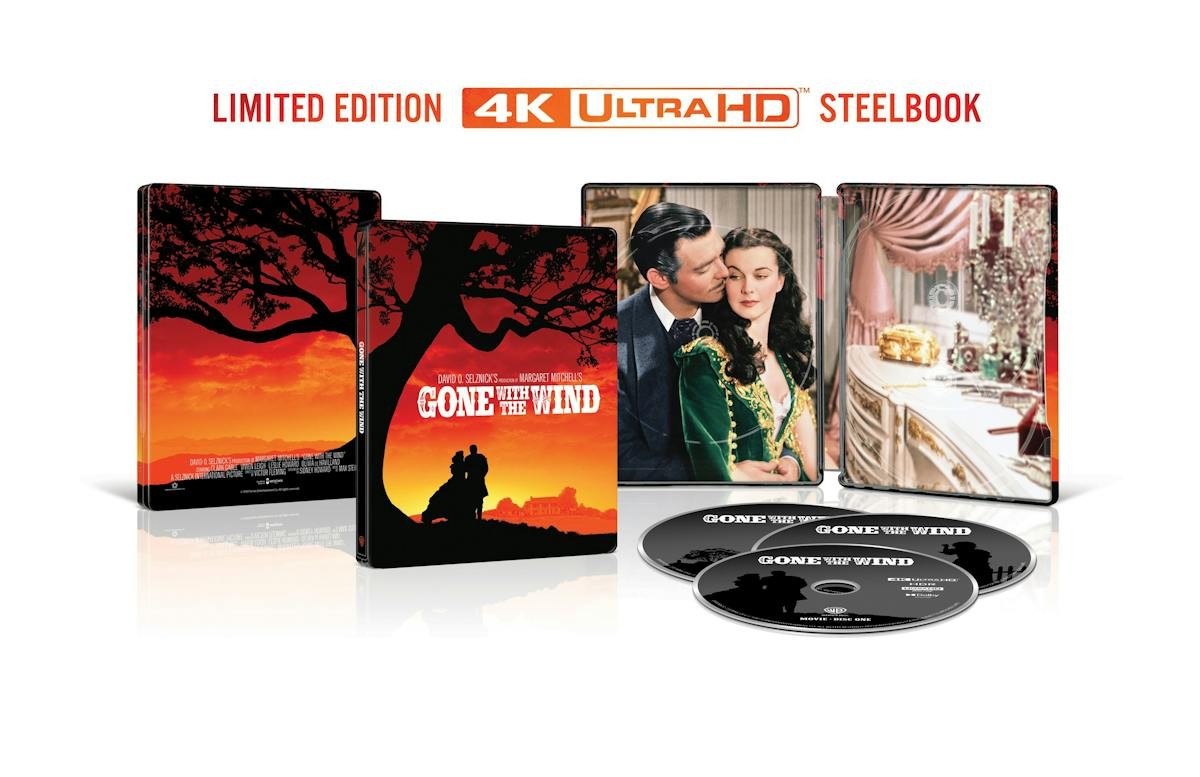 Gone with the Wind 4K UHD Blu-ray Steelbook NEW