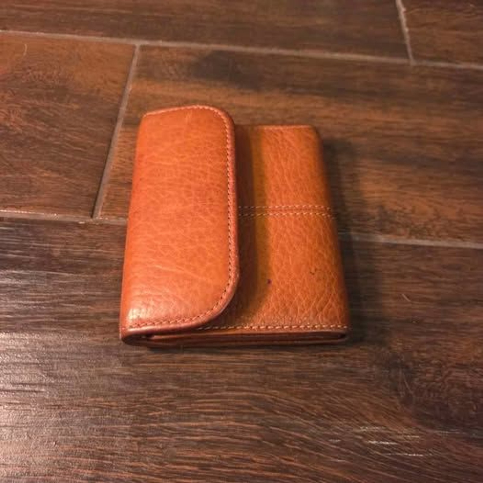 Vintage Coach Leather Trifold Wallet - Sonoma \