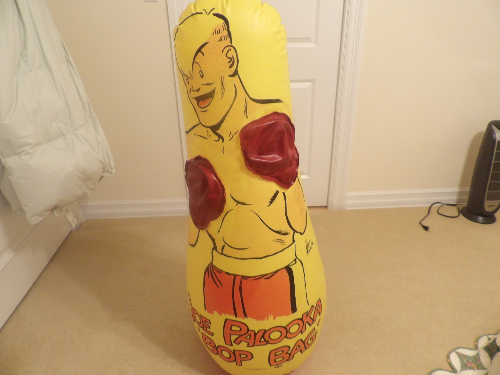 vintage 1950\'s Joe Palooka Bop Bag Circa 1950s