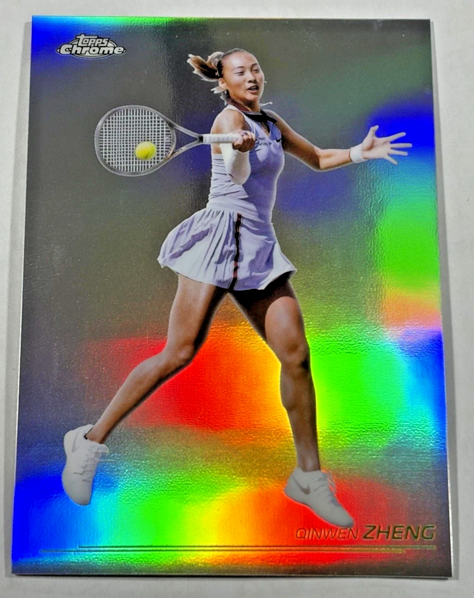 FRESH PULL 2026 Topps Chrome Qinwen Zheng SOLUS SSP CASE HIT #SO-QZ