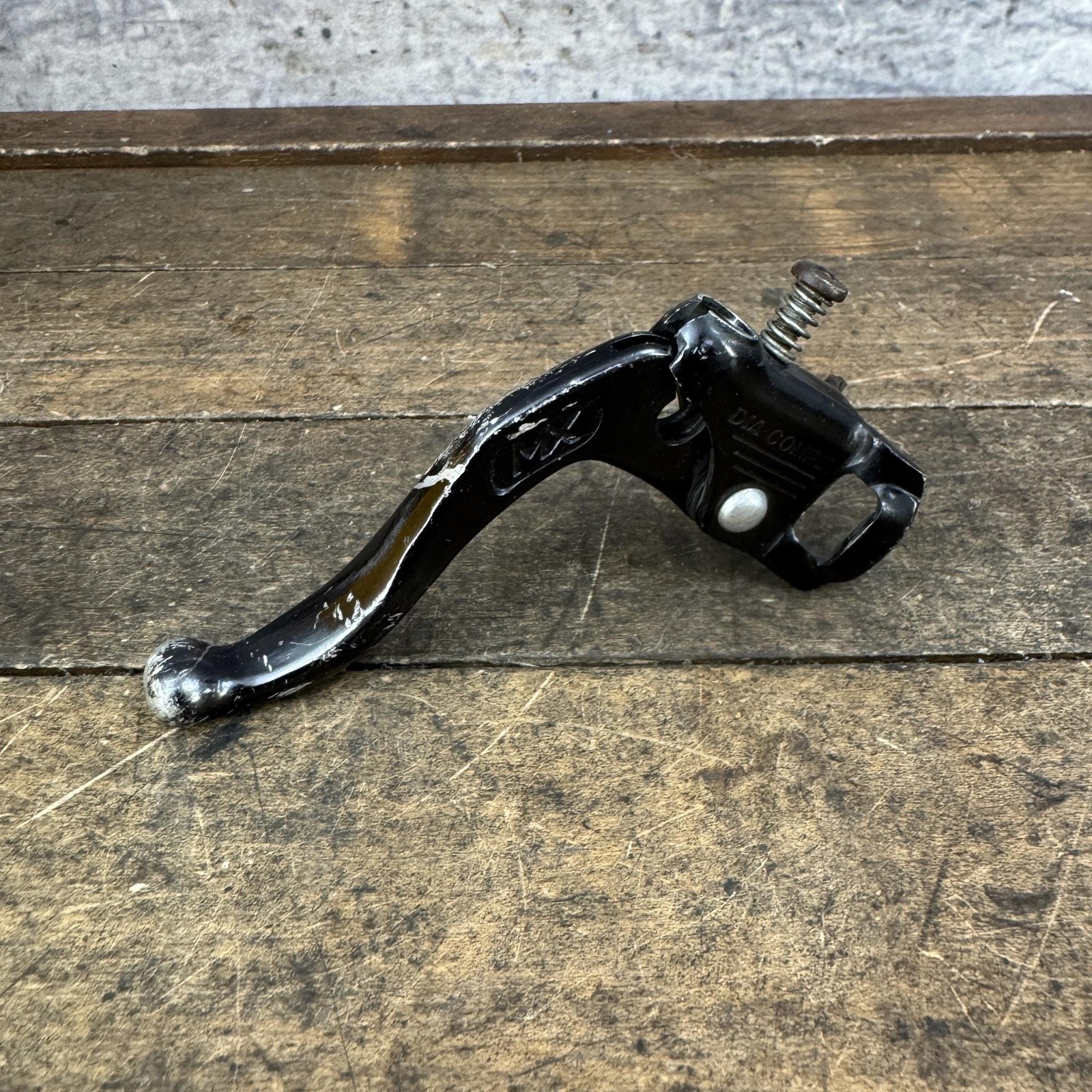 Vintage Dia-Compe MX BMX Brake Lever Left Black 1985 Old School 85 Stamp