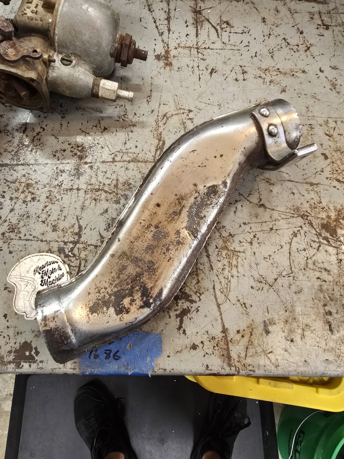 Harley Vintage 65465-36, 1936-1964 Knucklehead/Panhead OHV Squish Pipe Harley Vintage 65465-36, 1936-1964 Knucklehead/Panhead OHV Squish Pipe