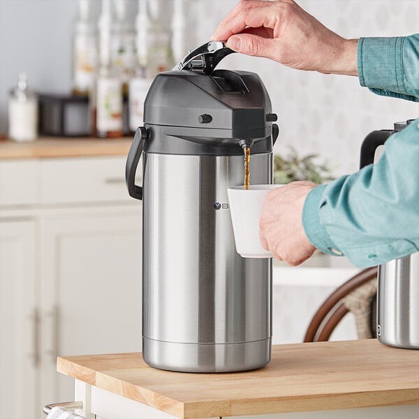 Bunn 3.0L Brew-Thru Lever Action Insulated Coffee Airpot Bunn 3.0L Brew-Thru Lever Action Insulated Coffee Airpot