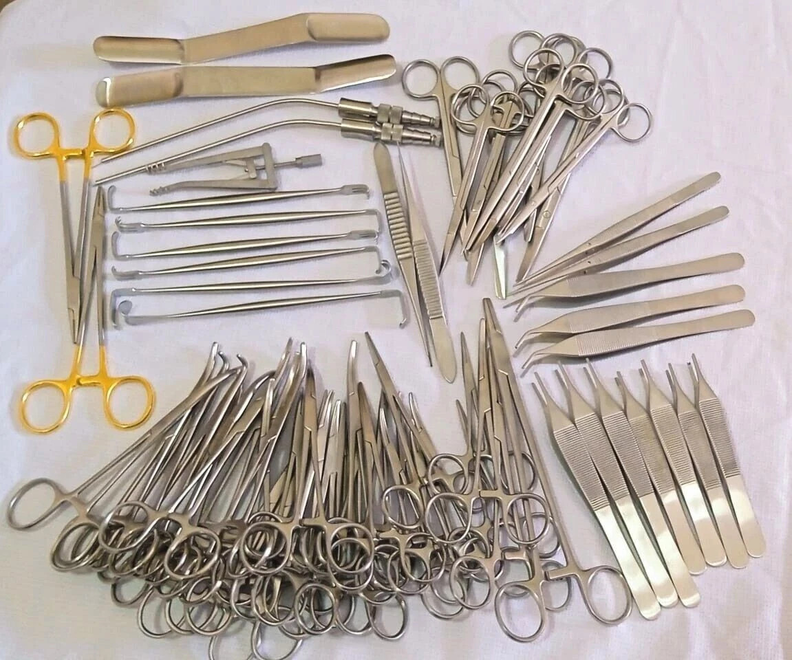 Complete Plastic Surgery Instrument Set – 72-Piece Professional Kit