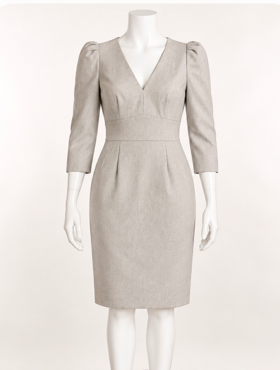 Antonio Melani Women’s Size 6 Beige Puff Sleeve Sheath Dress NWT Antonio Melani Women’s Size 6 Beige Puff Sleeve Sheath Dress NWT