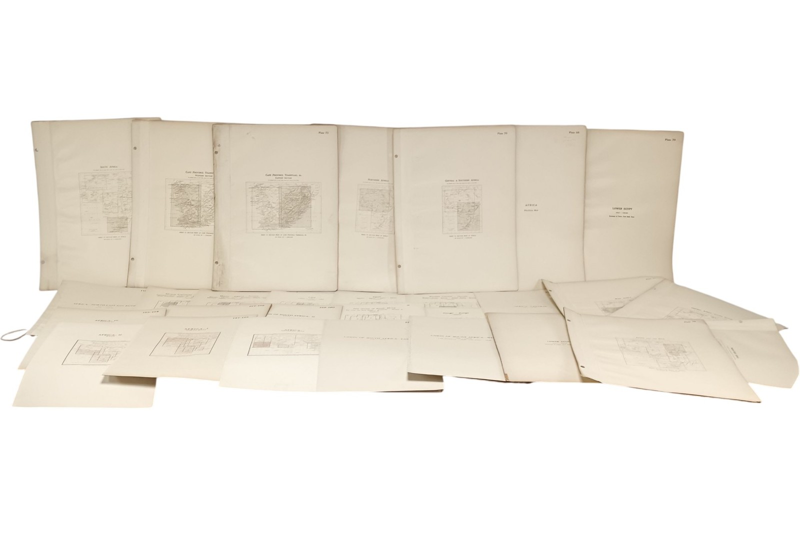 Vintage Africa Maps Collection Central North East Egypt Political Sheets Prelove