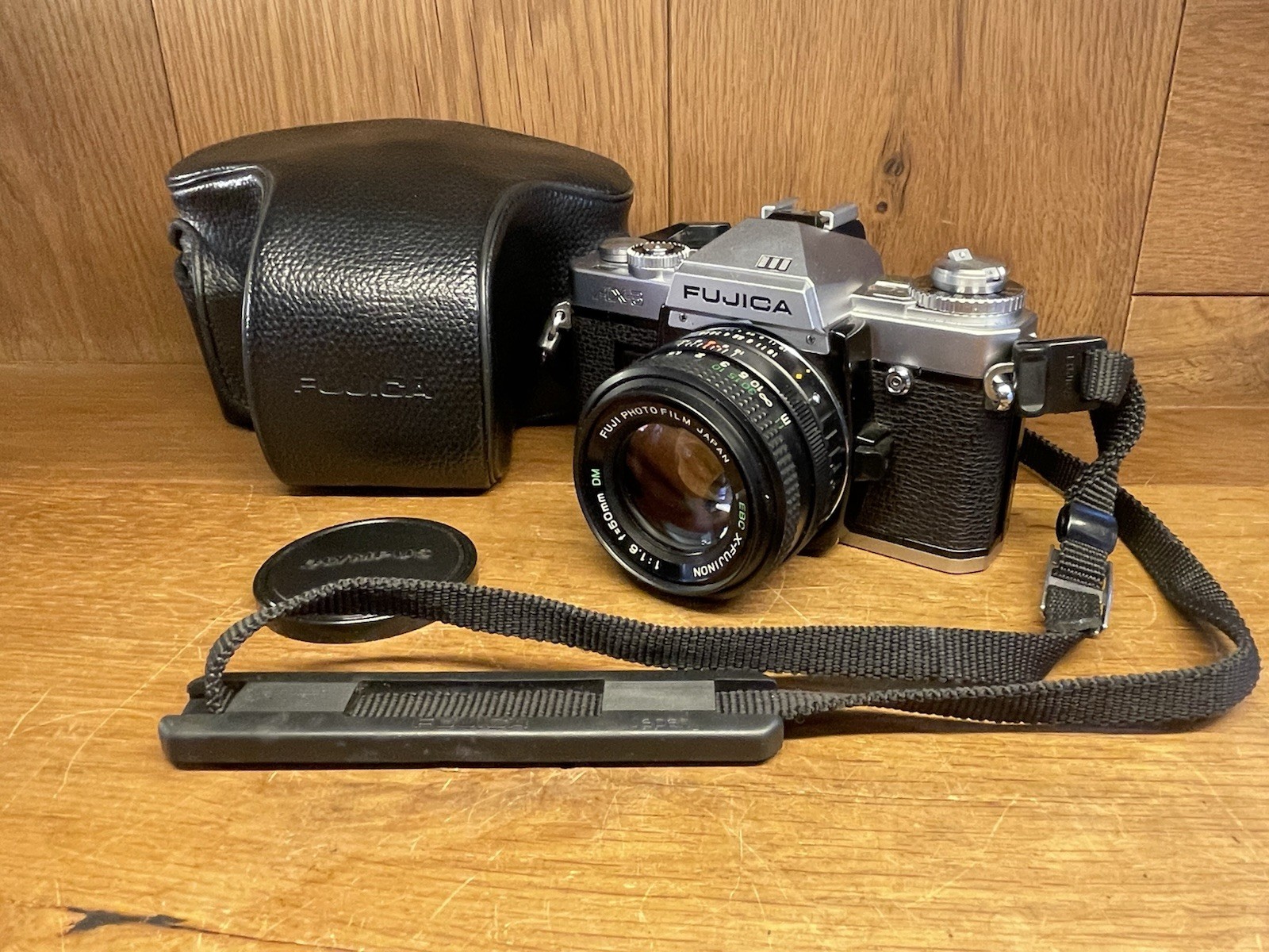 *Almost Mint w/ Case* Fuji Fujica AX-3 Film Camera EBC X Fujinon DM 50mm F/1.6