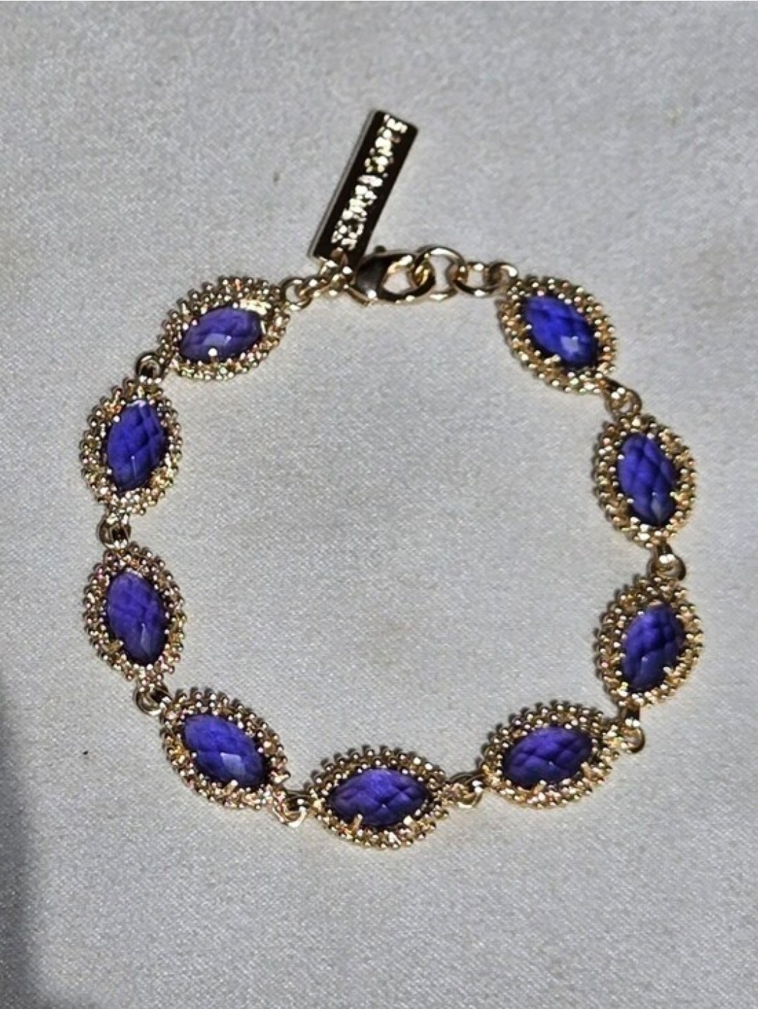 Rare Kendra Scott Iolite Jana Bracelet