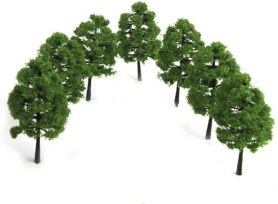 50pcs HO Scale Model Trees for Railroad & Diorama Scenery 50pcs HO Scale Model Trees for Railroad & Diorama Scenery