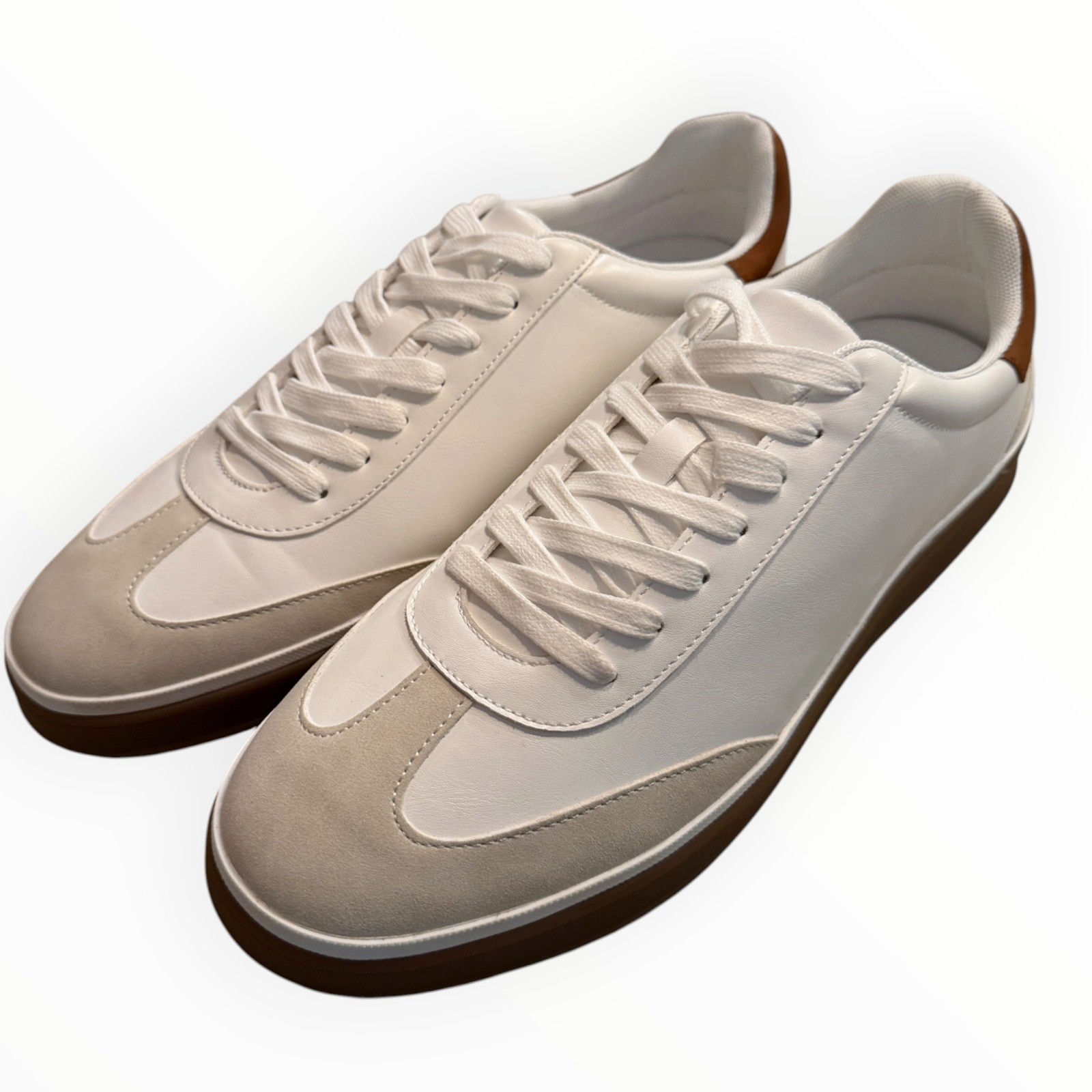 Bruno Marc Retro Casual Fashion Sneakers Mens 13 White New Low Top BMUMFN2554 Bruno Marc Retro Casual Fashion Sneakers Mens 13 White New Low Top BMUMFN2554