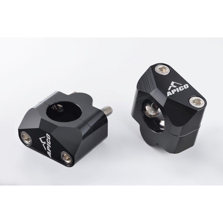 APICO RACING STANDARD TO FAT BARS KIT HANDLEBAR CONVERSION KIT 22.2 TO 28.6MM APICO RACING STANDARD TO FAT BARS KIT HANDLEBAR CONVERSION KIT 22.2 TO 28.6MM
