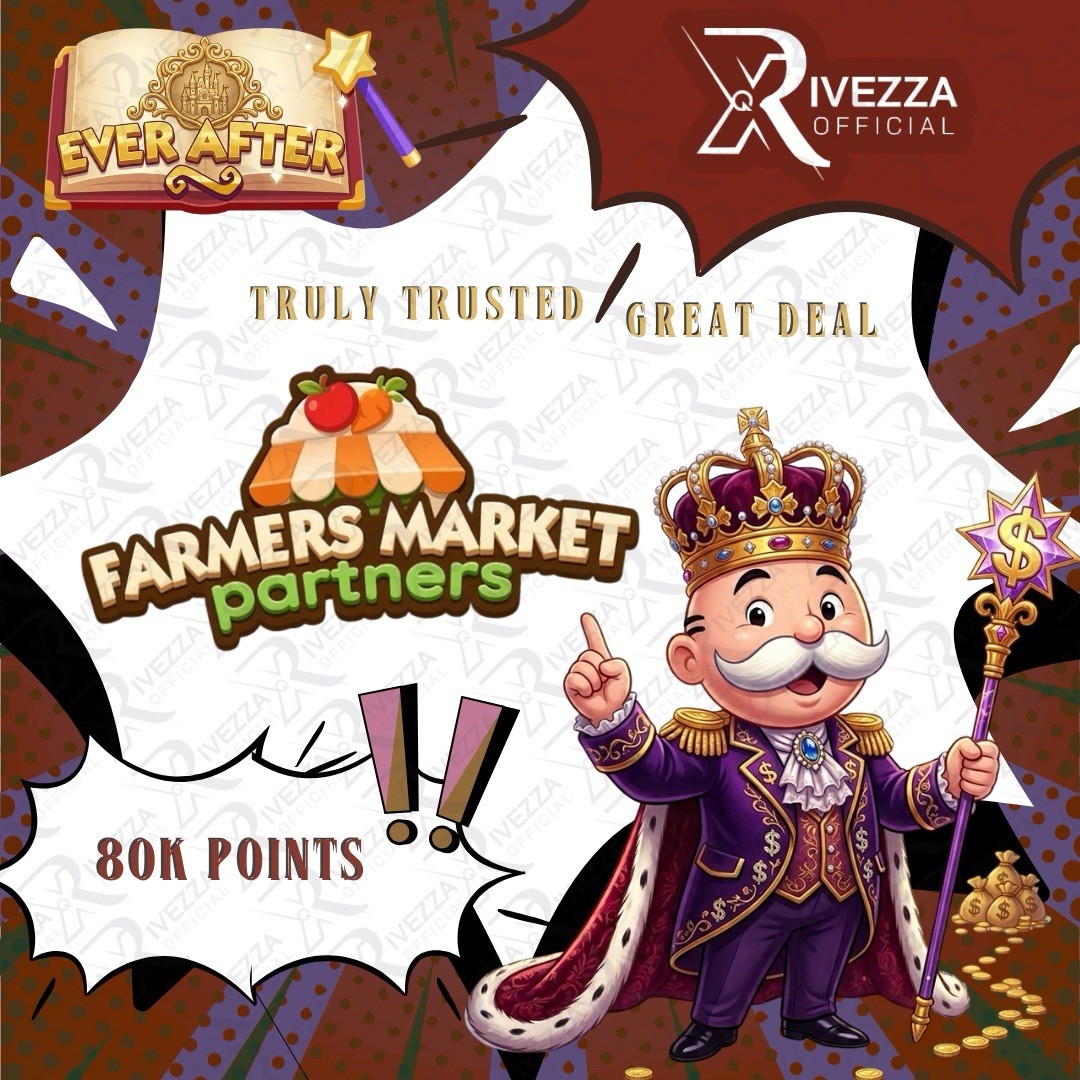 Farmers Market Partners Event 80K Points | Max 12-48 Hours