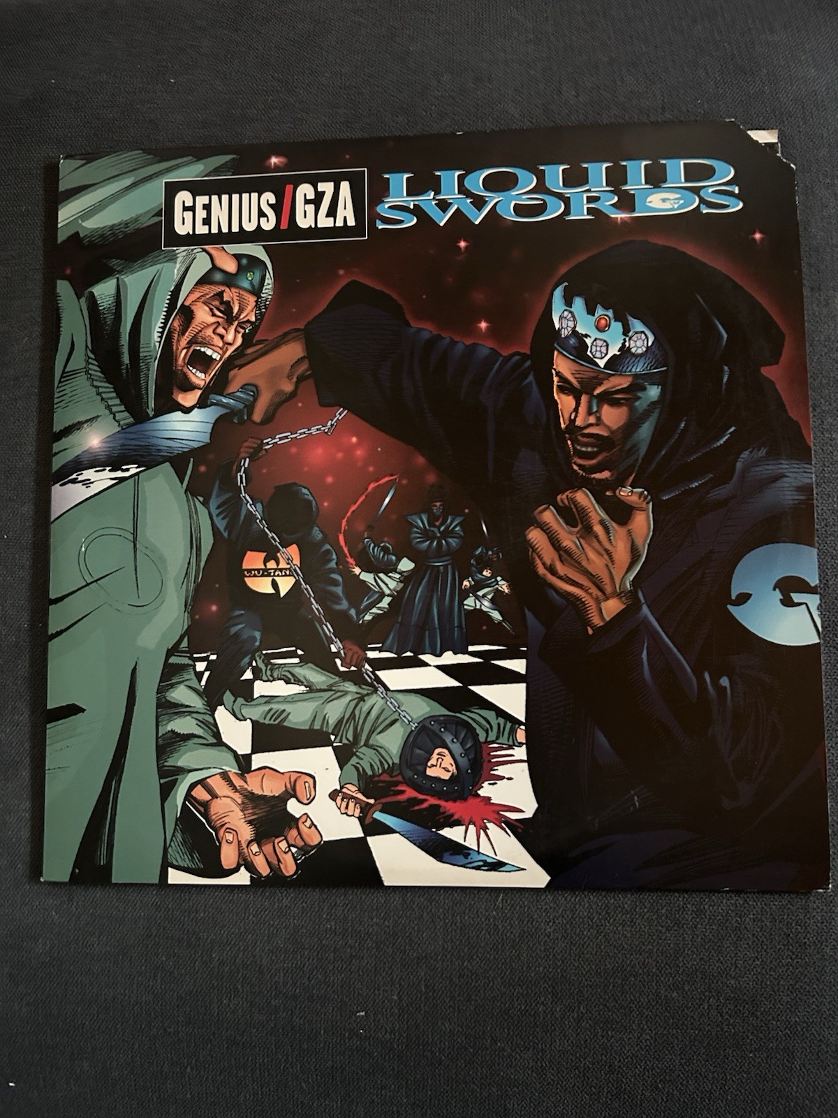 Genius GZA - Liquid Swords (1995) Geffen 2xLP vinyl - OG Press - Rare - Unused
