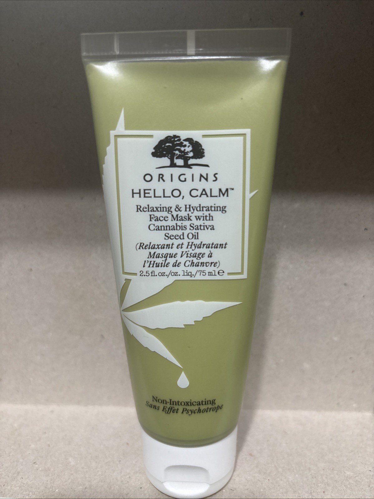 Origins hello calm relaxing & hydrating face mask with sativa & seed oil 2.5oz Origins hello calm relaxing & hydrating face mask with sativa & seed oil 2.5oz