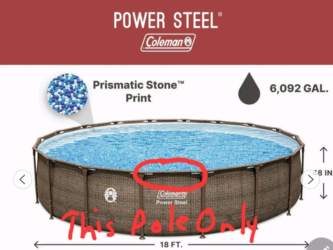 BESTWAY / COLEMAN power steel Horizontal Beam For 18x48 & 16x48 pool. NEW