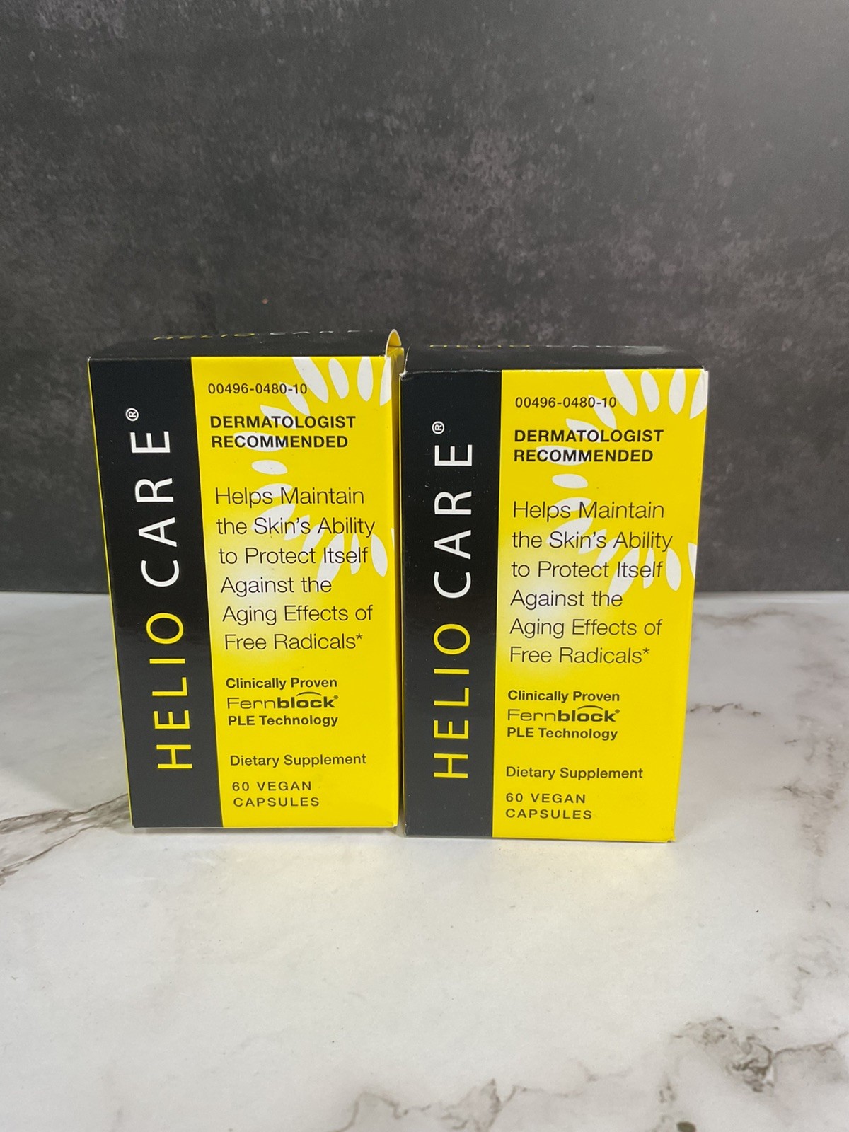2pc HELIOCARE  Nicotinamide B3 Healthy Skin Vegan Capsules - 260 Count