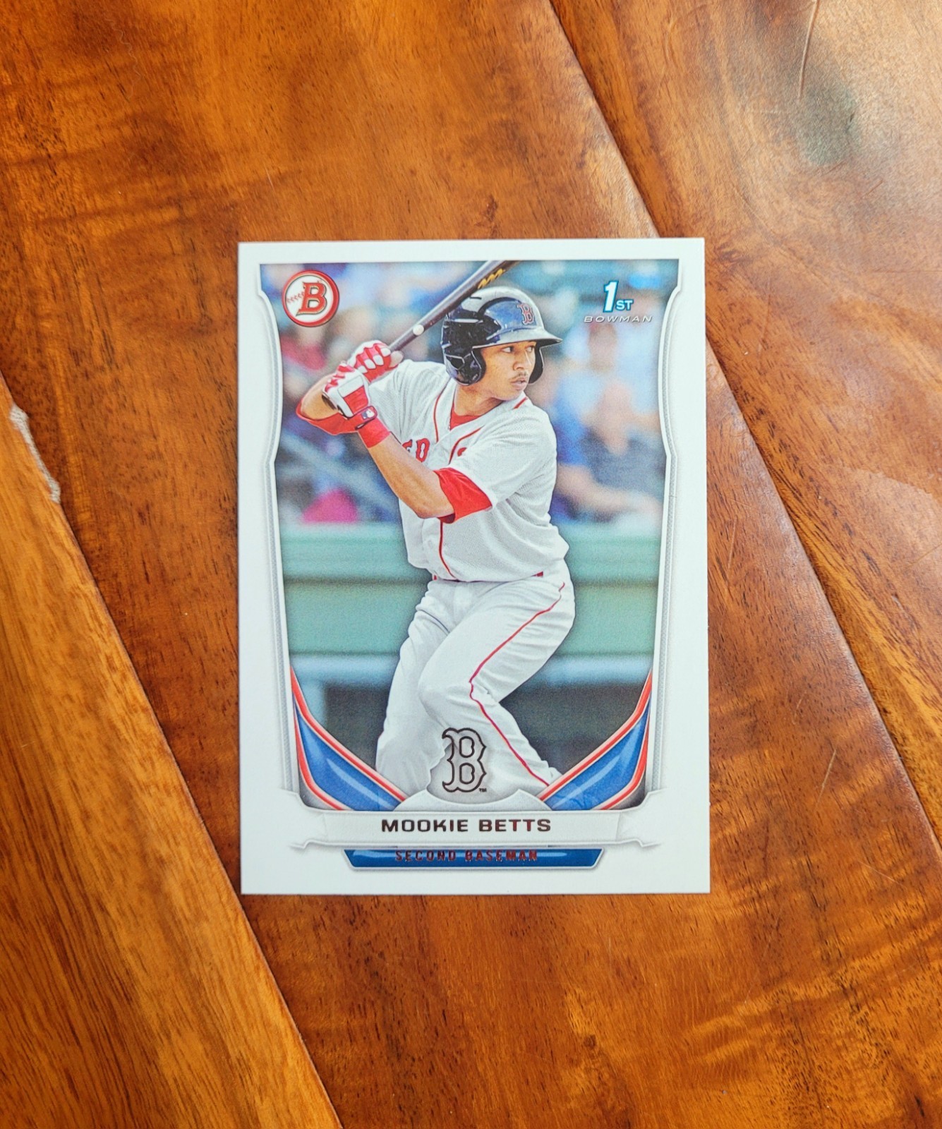 Mookie Betts 2014 Bowman 1st Prospect RC Rookie Red Sox #BP109