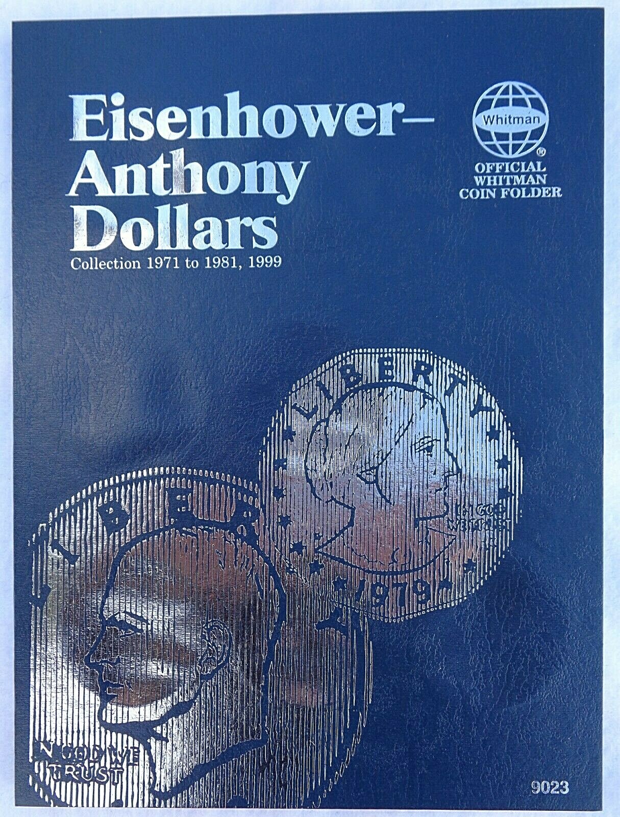 Whitman Eisenhower-Anthony Dollars 1971-1999 Coin Folder, Album Book #9023