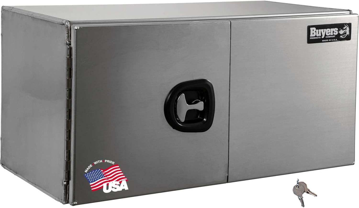 Buyers Products 1705405 Silver Pro Series Smooth Aluminum Underbody Truck Box