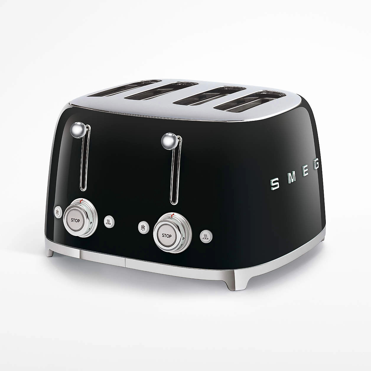 SMEG  TSF02BLUS \'50s Retro-Style 4-Slice Toaster-Black