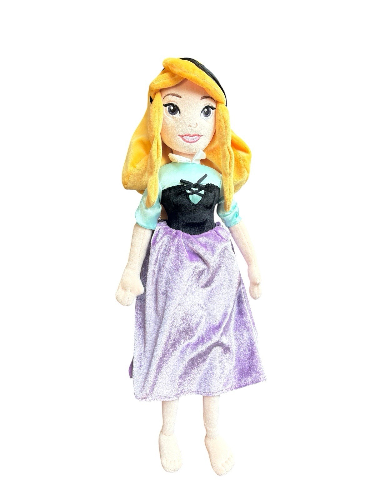 Disney Store Aurora Briar Rose Sleeping Beauty Plush Doll Toy 19”