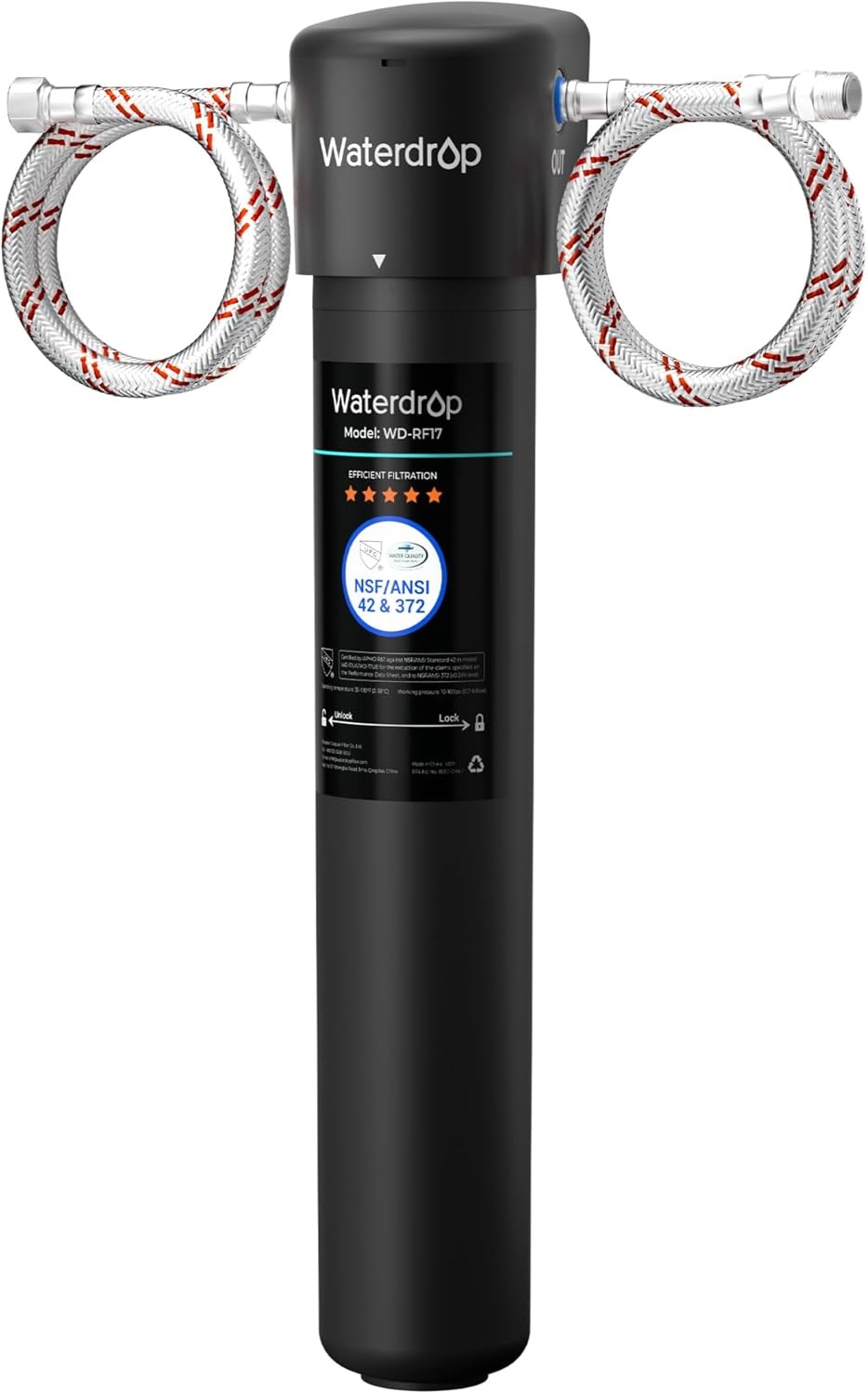 Waterdrop 17UA Under Sink Water Filter System, 19K Gallons Waterdrop 17UA Under Sink Water Filter System, 19K Gallons