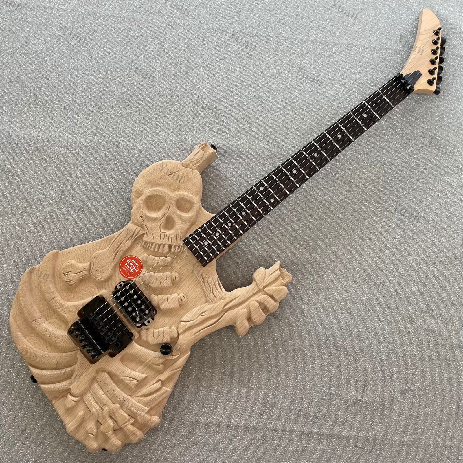 Skull and Bones George Lynch Electric Guitar H Pickups FR Bridge