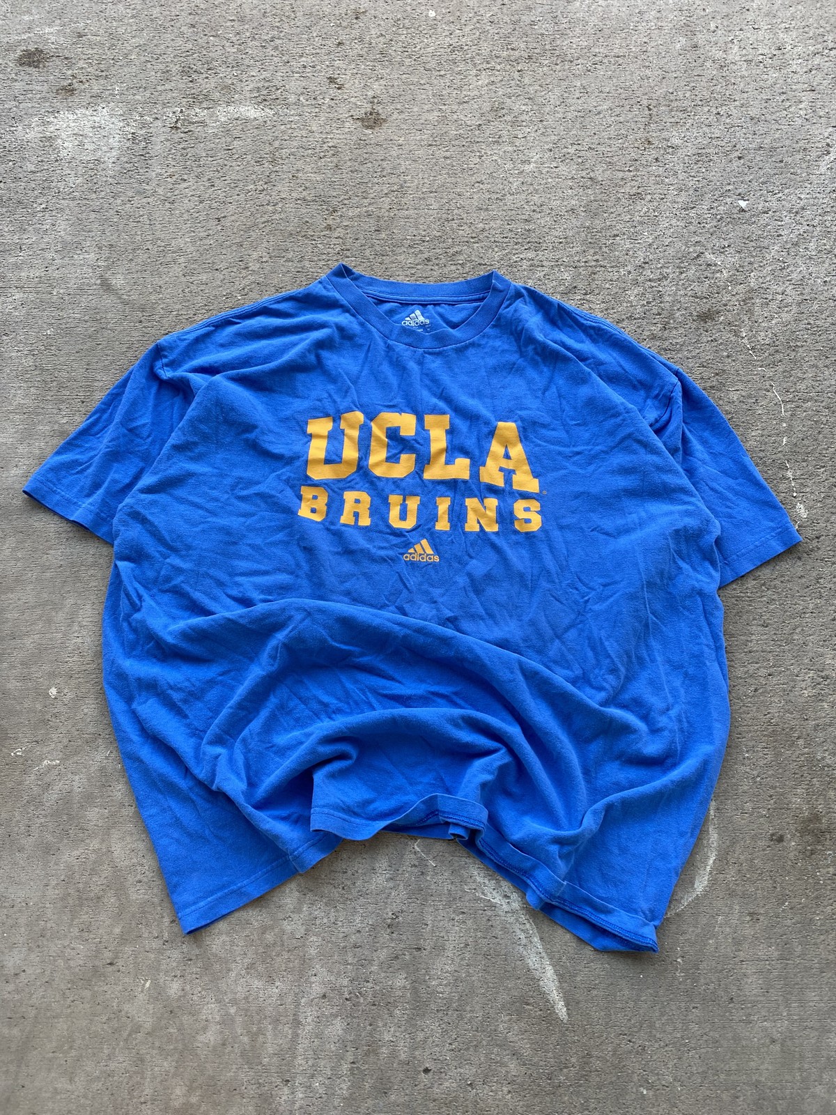 Vintage UCLA Bruins Shirt Mens XL Blue NCAA Football Adidas Champions Made Here
