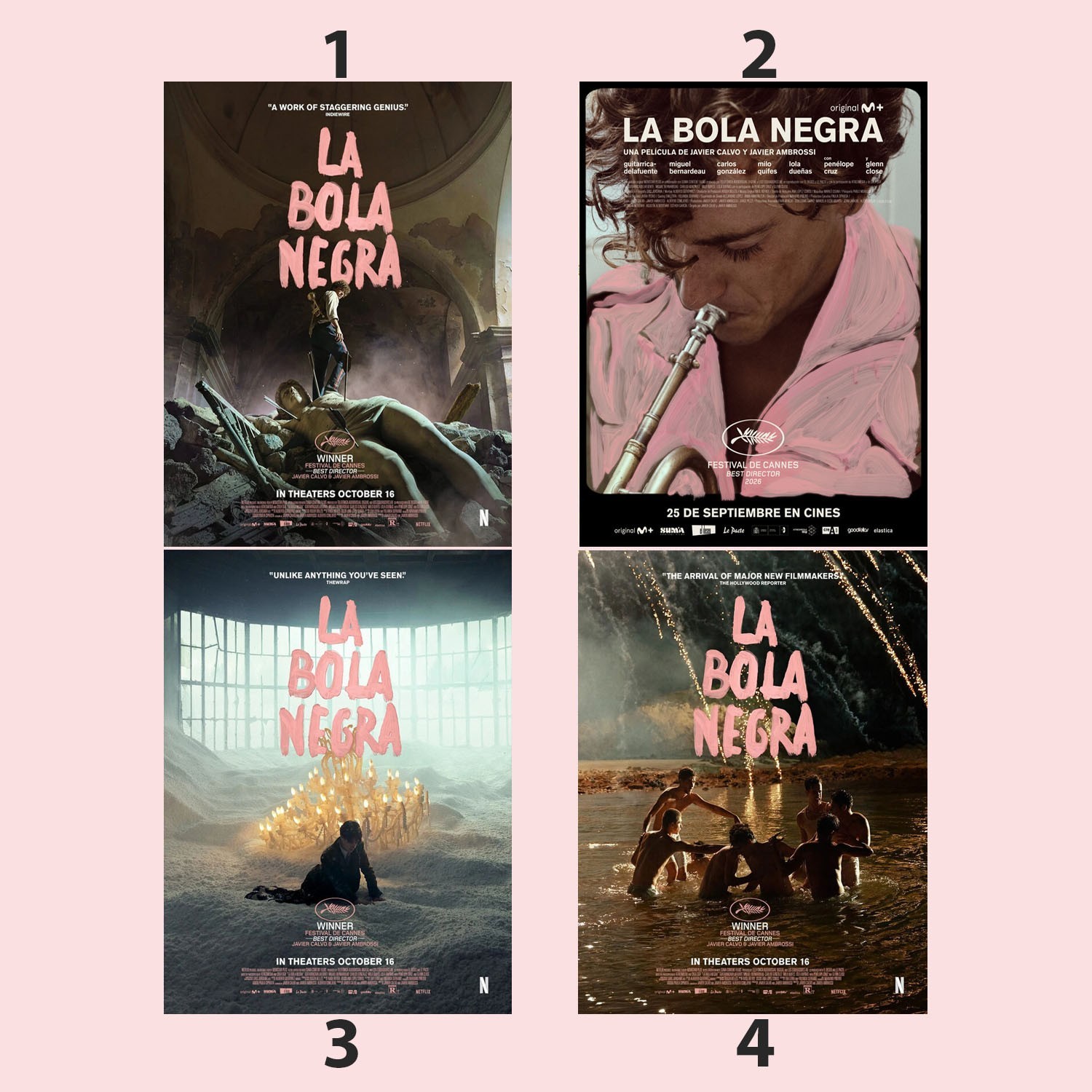 La Bola Negra 2026 Spanish Drama Cannes Award Movie Poster 