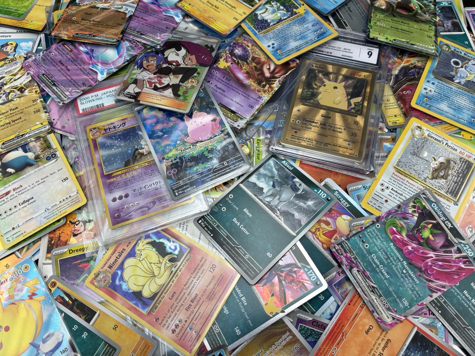 Pokemon Card Lot: HOLO/ Reverse Holo EX V  FA Card 30th Anniversary Vintage HITS