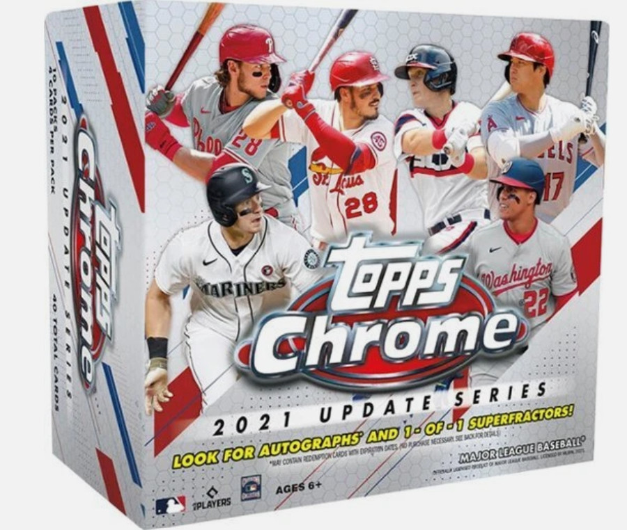 2021 Topps Chrome Update Baseball Mega Box SEALED 2021 Topps Chrome Update Baseball Mega Box SEALED