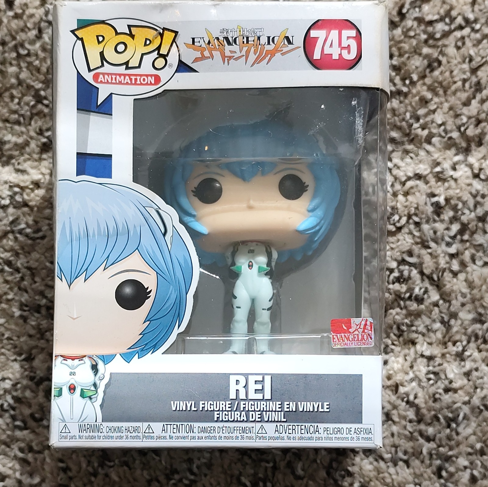 Funko Pop Vinyl: Neon Genesis Evangelion - Rei Ayanami #745