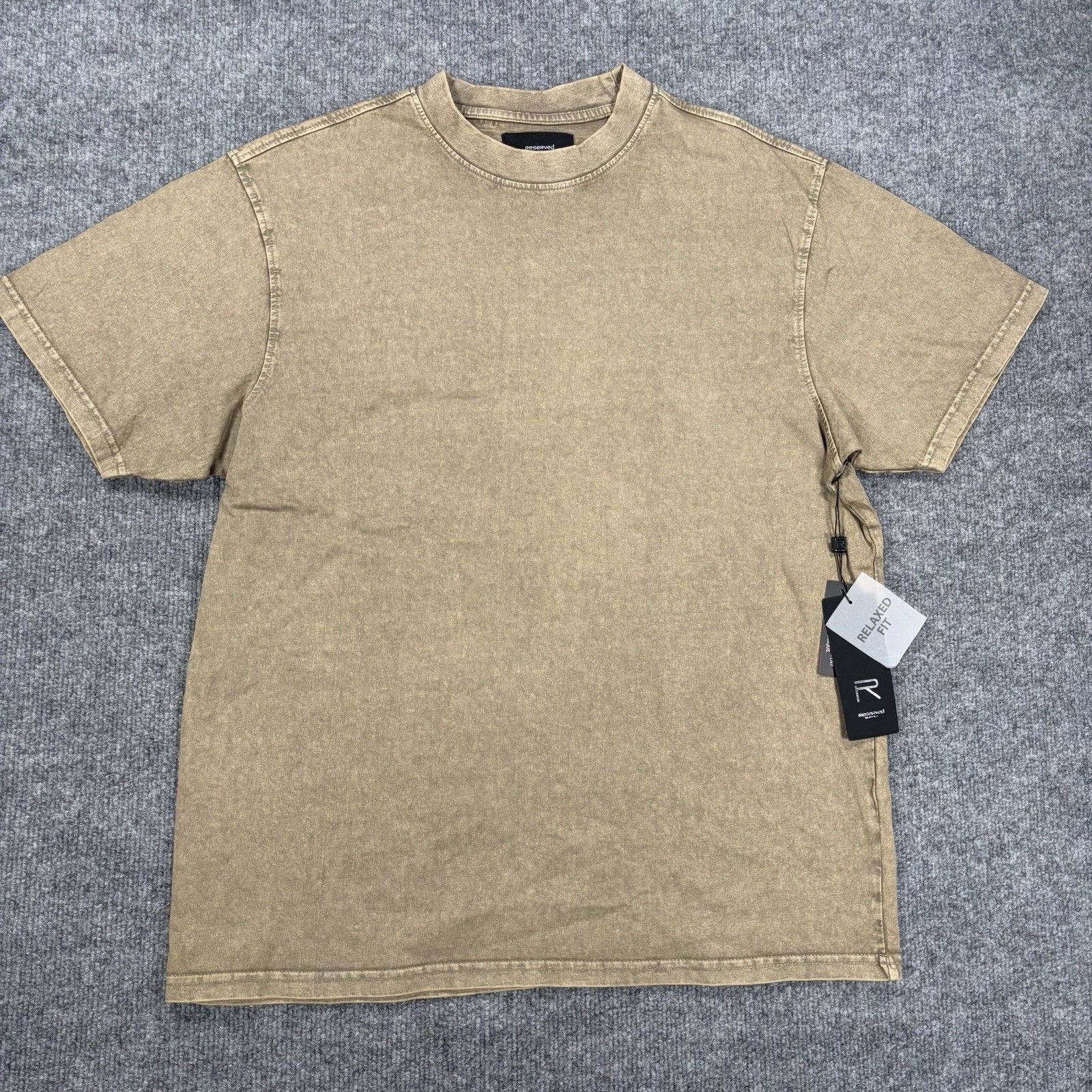 NWT Reserved Supply Mens M Silver Sage Brown Heavyweight Oversized Fit T-Shirt NWT Reserved Supply Mens M Silver Sage Brown Heavyweight Oversized Fit T-Shirt