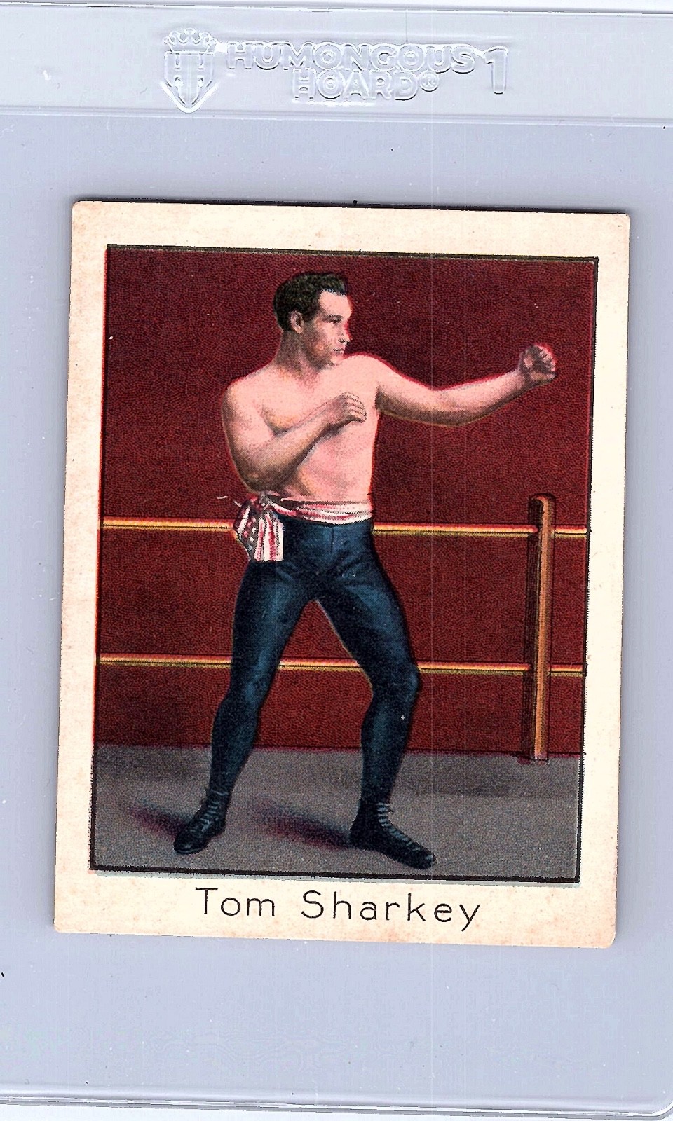 1910 ATC T220 Champion Athlete & Prize Fighter Series Tom Sharkey Mecca POOR PEN