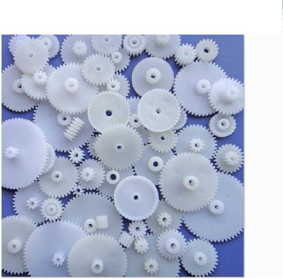 58PCS Small Gears Set Plastic Gears Module 0.5 for DC Motor DIY Model Toys RC 58PCS Small Gears Set Plastic Gears Module 0.5 for DC Motor DIY Model Toys RC