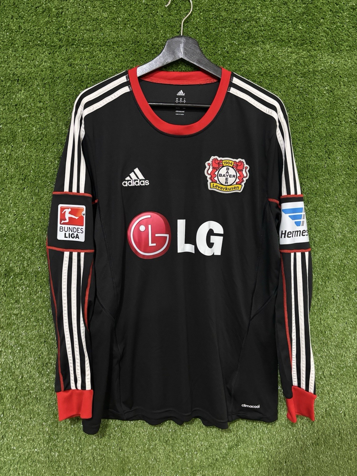 Authentic 2013-2015 Adidas Bayer Leverkusen Son Heung Min Korea Jersey Shirt XL