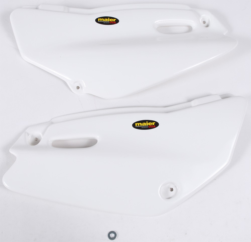 Maier Mfg Side Panels White Yamaha TTR125E TTR125L TTR125LE 04-07