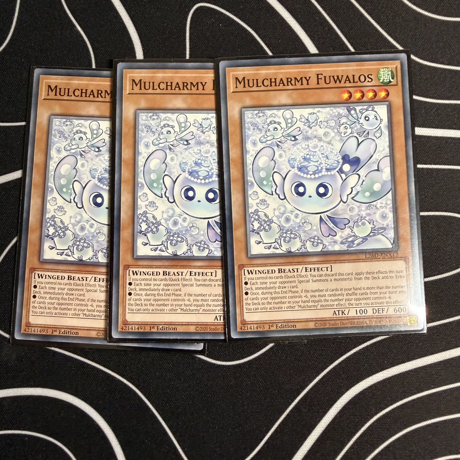 Yu-Gi-Oh 3x Mulcharmy Fuwalos L26D-ENx12 Near mint Tracked Yu-Gi-Oh 3x Mulcharmy Fuwalos L26D-ENx12 Near mint Tracked