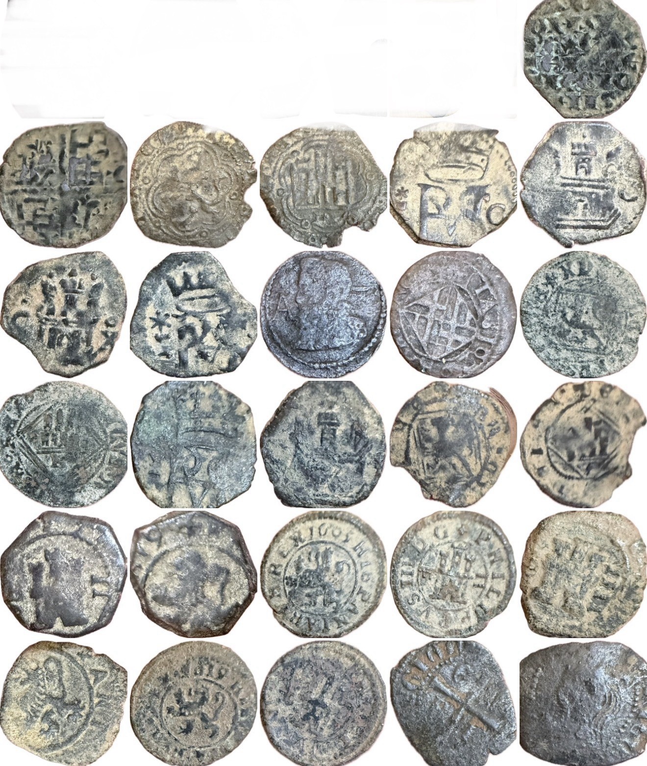 Spain Lot Of 13 Colonial And Reconquista Era Coins 🔥🥳