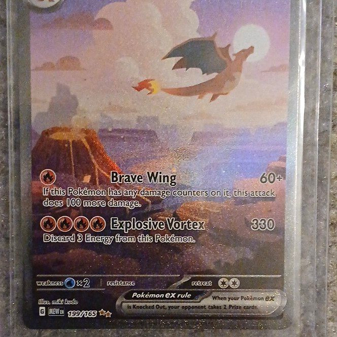 Pokemon TCG Charizard ex 199/165 SV 151 SIR Full Art Holo English 2023 Pokemon TCG Charizard ex 199/165 SV 151 SIR Full Art Holo English 2023