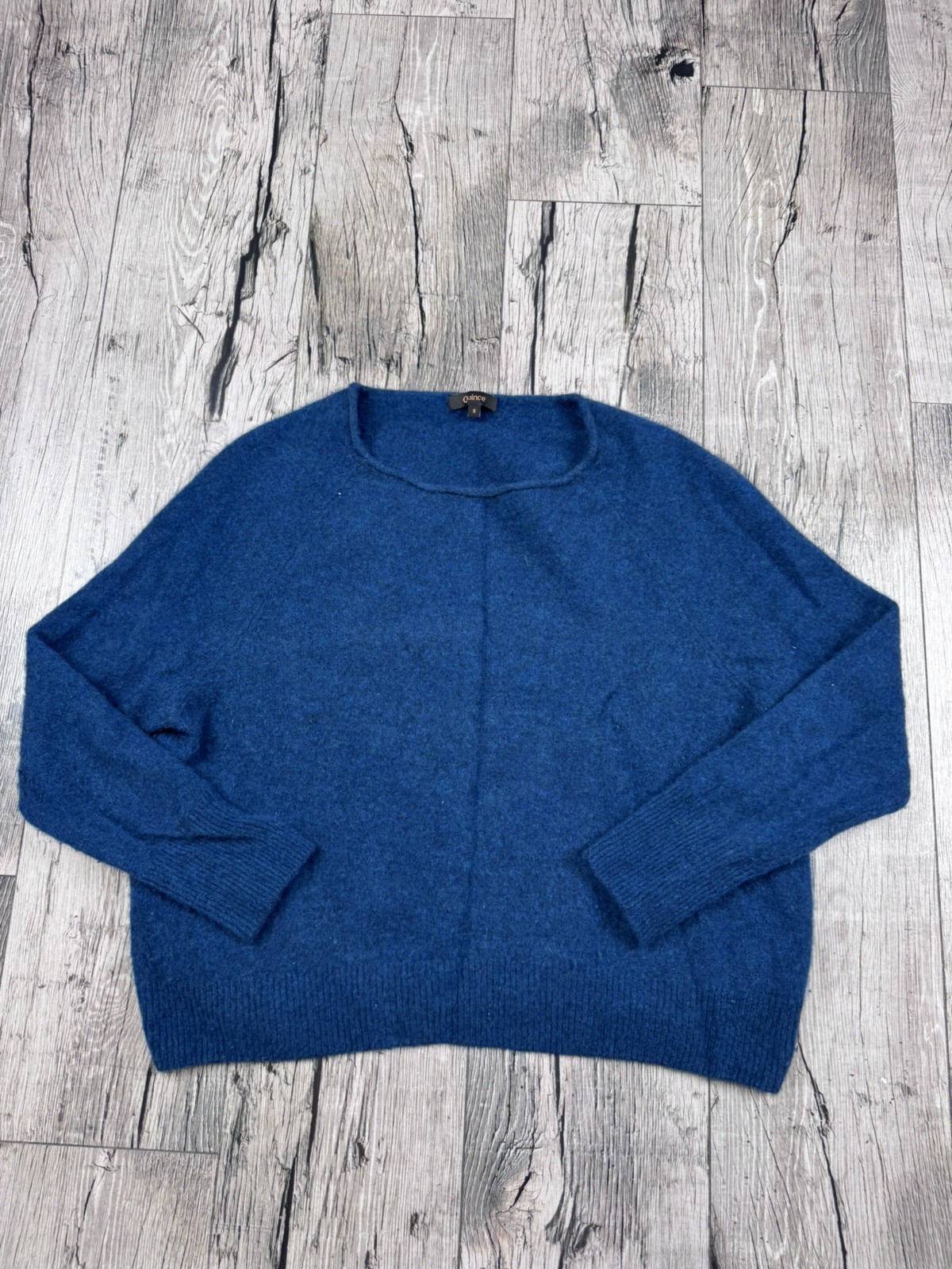 Quince Mongolian Cashmere Boatneck Sweater Small