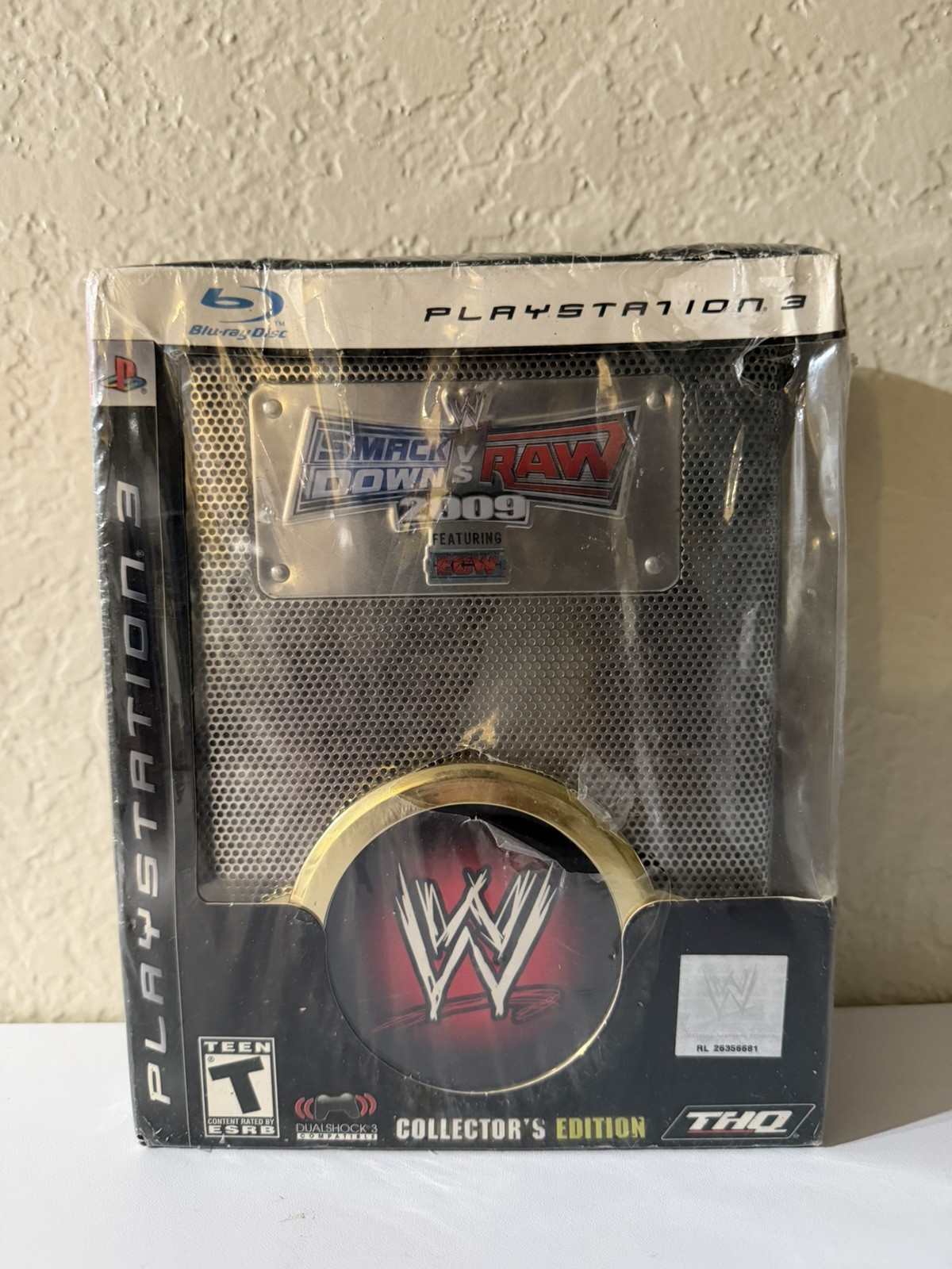 PS3 WWE Smackdown vs Raw 2009 Collector\'s Edition NEW SEALED THQ PS3 WWE Smackdown vs Raw 2009 Collector\'s Edition NEW SEALED THQ