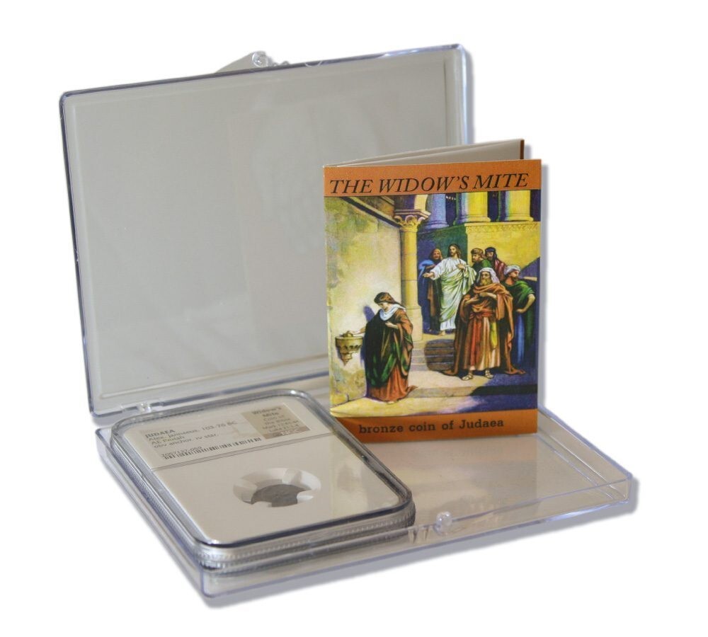 Widows Mite NGC Certified * Clear Box * Judean Coin of the Bible c. 100BC -Lower