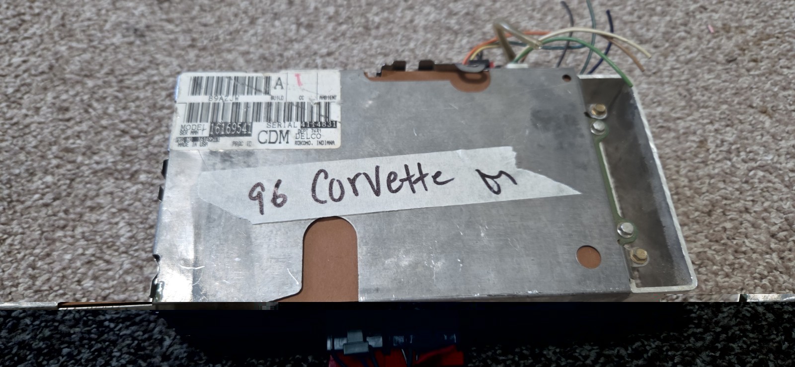 For 1994-1996 Corvette Bose Delco Radio Receiver CDM Tuner Oem. For 1994-1996 Corvette Bose Delco Radio Receiver CDM Tuner Oem.
