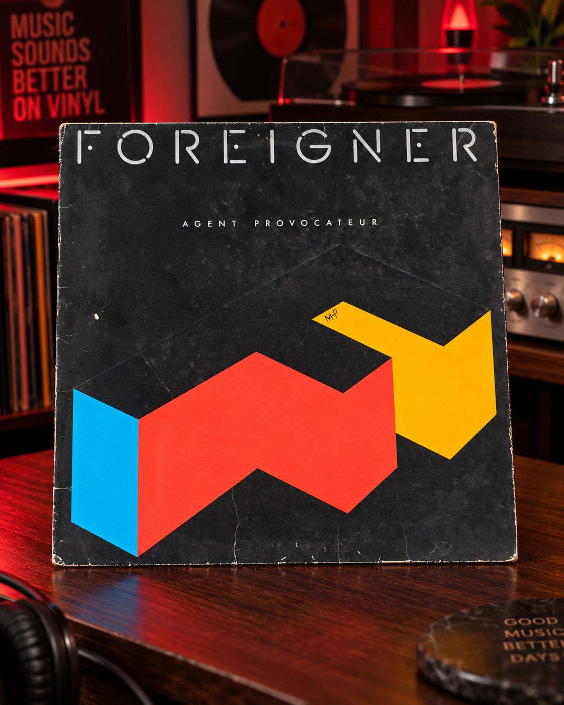 Foreigner Agent Provocateur LP Vinyl 1984 Atlantic 81999-1-E Classic Rock